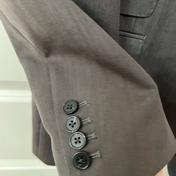 Valentino suit jacket mens grey and red size medium/large fancy red interiorior - Picture 3 of 7